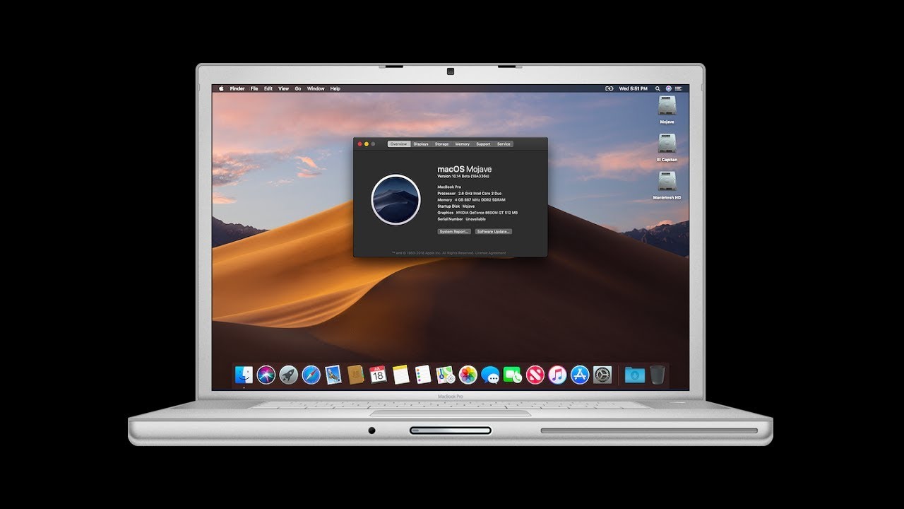 Mac Os Mojave For Macbook 2016